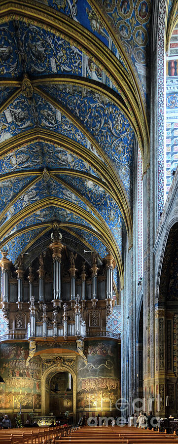 Albi Cathedral nave Photograph by RicardMN Photography