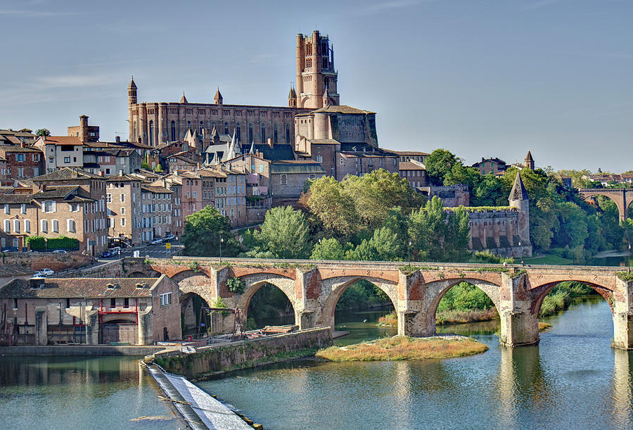 Albi France Cathedral Photograph by Alan Toepfer