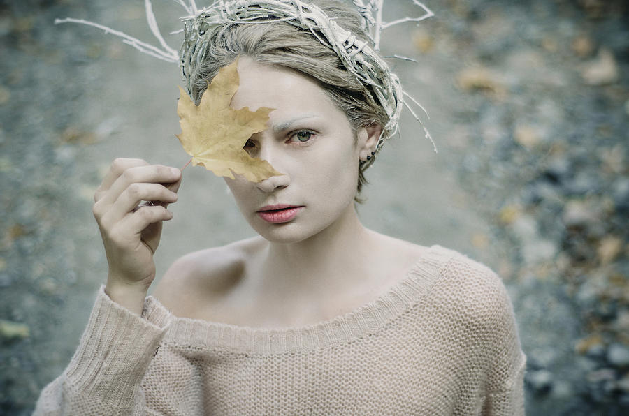 Albino in Forest. Prickle Tenderness Photograph by Inna Mosina