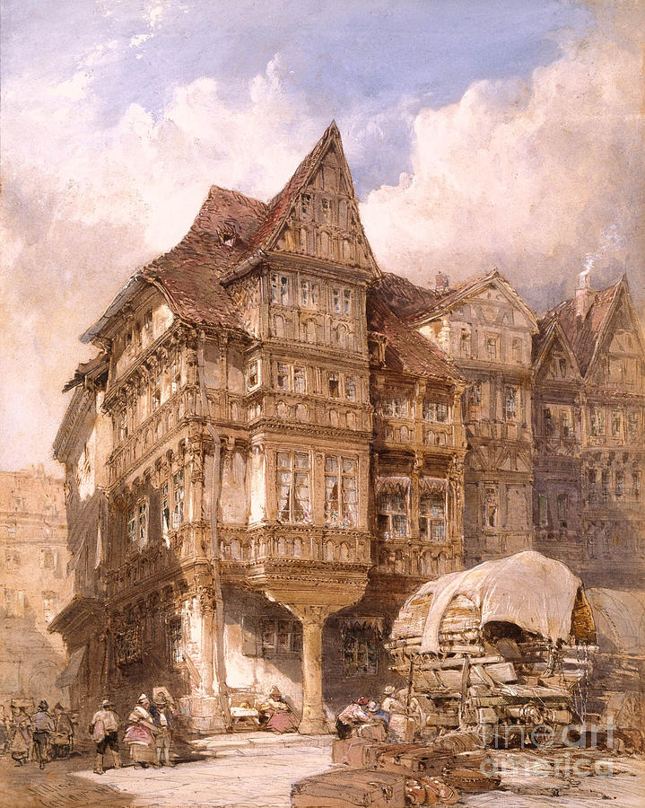 Albrecht Durers House at Nuremberg Painting by Celestial Images