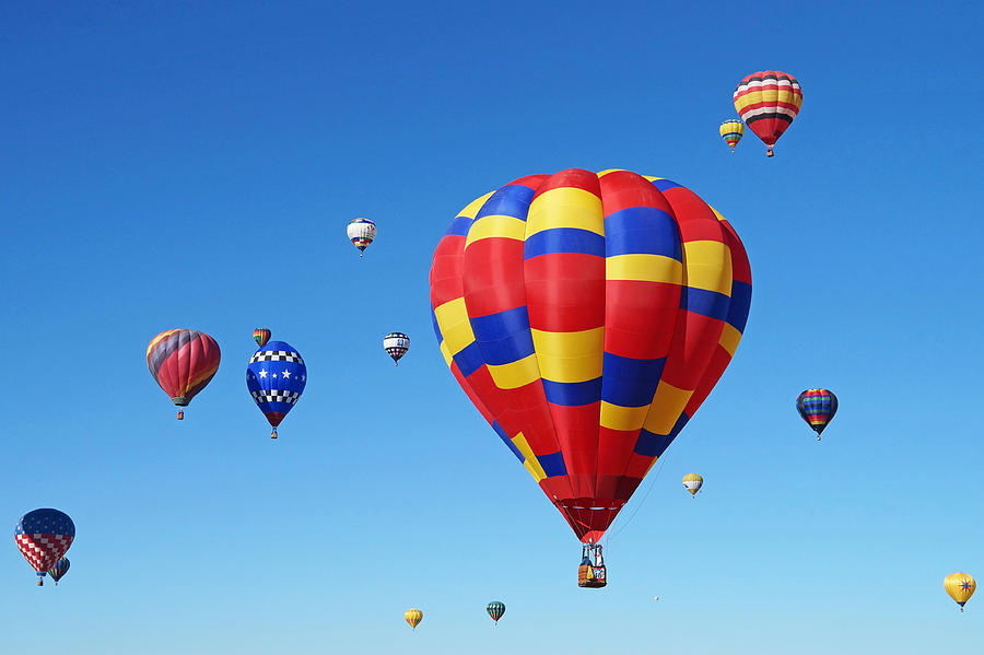 Albuquerque Balloon Festival 1 Photograph by Lawrence S Richardson Jr