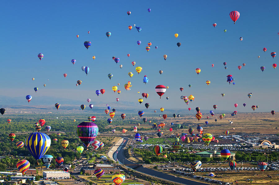 Albuquerque Photograph - Albuquerque Balloon Fiesta by Tara Krauss