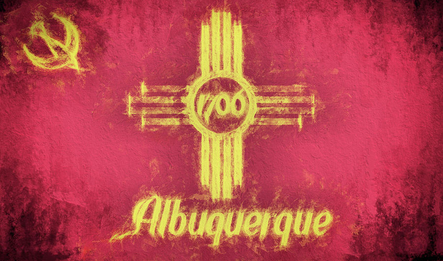Albuquerque City Flag Digital Art by JC Findley