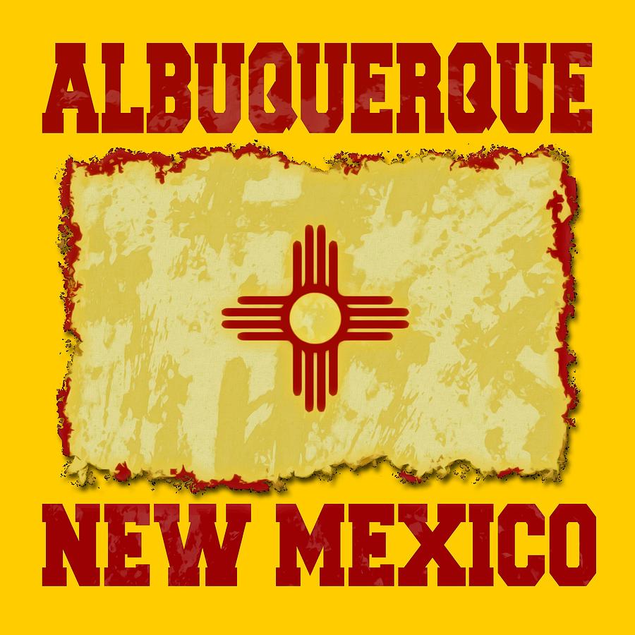 Albuquerque New Mexico Digital Art by David G Paul