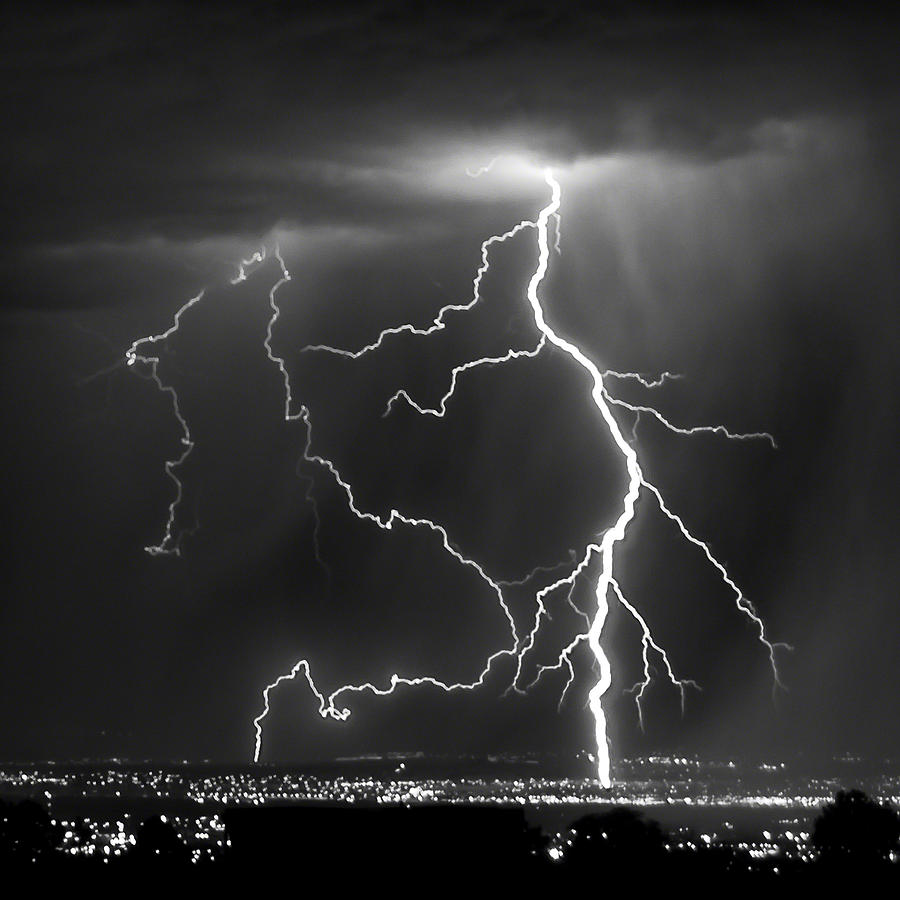 Albuquerque Thunderstorm Photograph by Alan Toepfer - Pixels