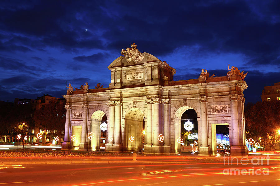 Alcala Gate Monument Madrid Spain Photograph by James Brunker