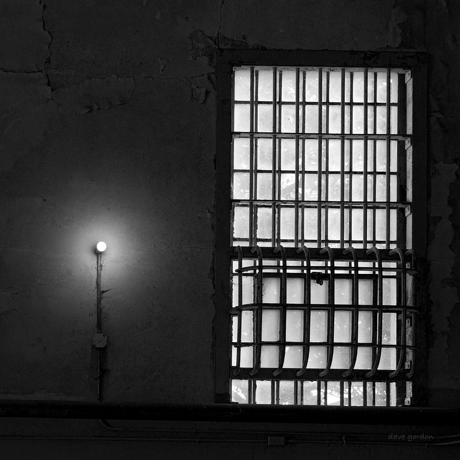 Alcatraz I BW SQ Photograph by David Gordon