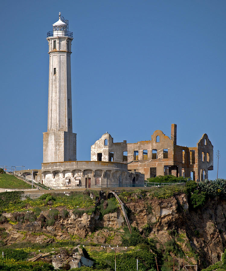 Alcatraz Lighthouse One Photograph by Caroline Stella