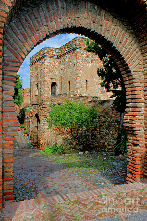 Malaga Alcazaba Arch Photograph by Nieves Nitta
