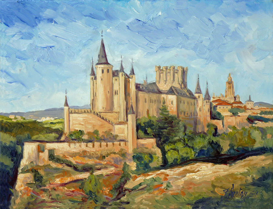 Alcazar in Segovia Painting by Irek Szelag