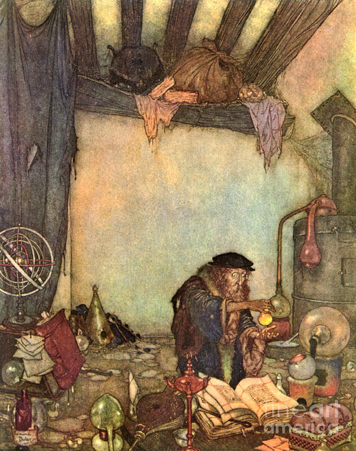 Alchemist 1910 Photograph by Padre Art