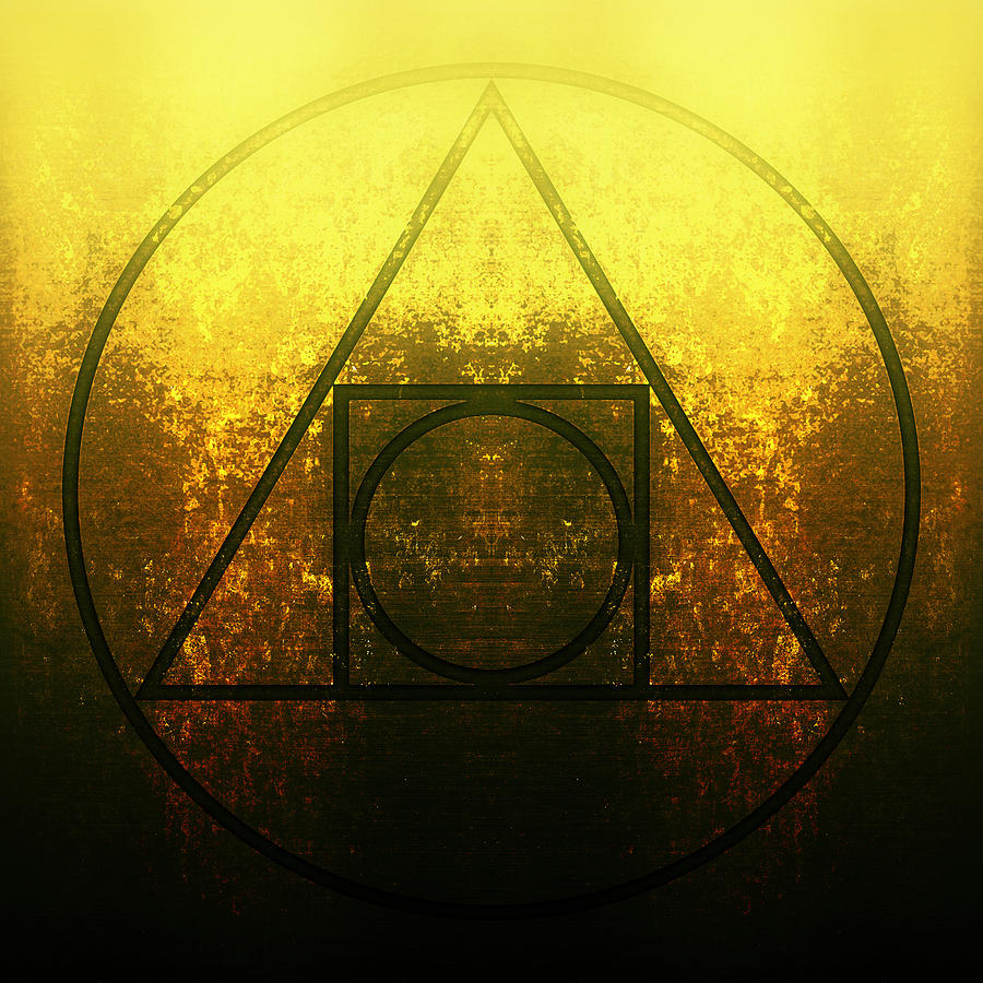 Alchemy Squared Circle Digital Art By Edouard Coleman