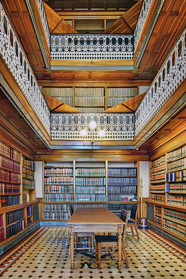 Alcove - Iowa State Law Library Photograph by Nikolyn McDonald