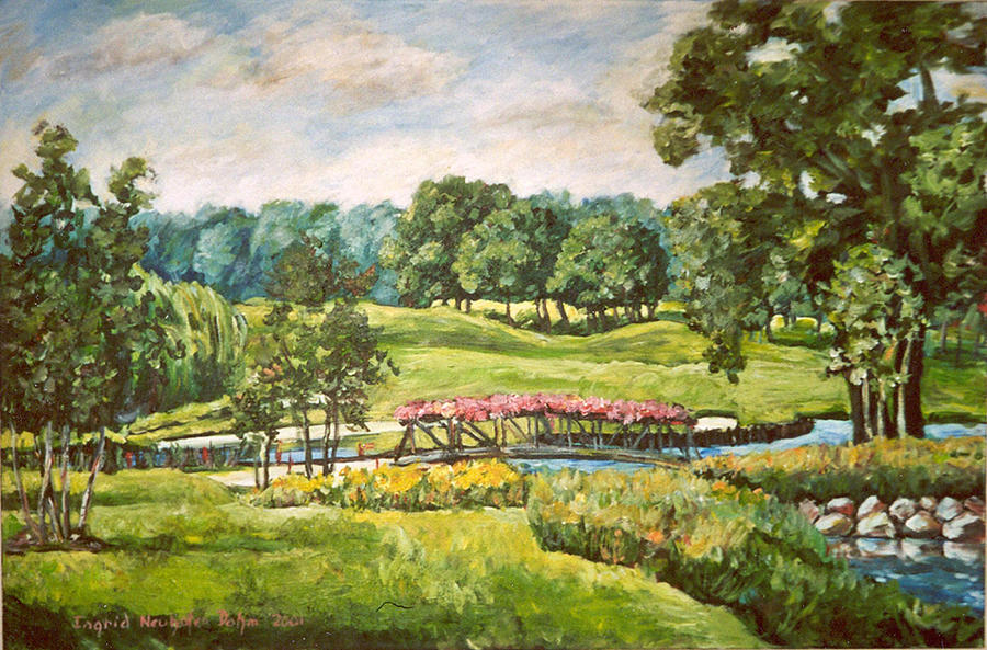 Aldeen Golf Course Painting by Ingrid Dohm