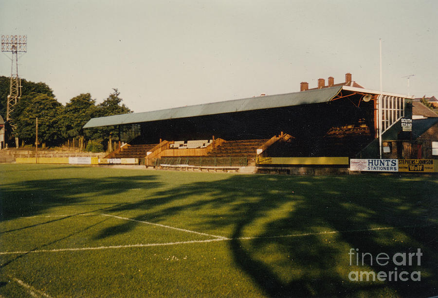Aldershot - Recreation Ground - South Stand 1 - 1970s Photograph by Legendary Football Grounds