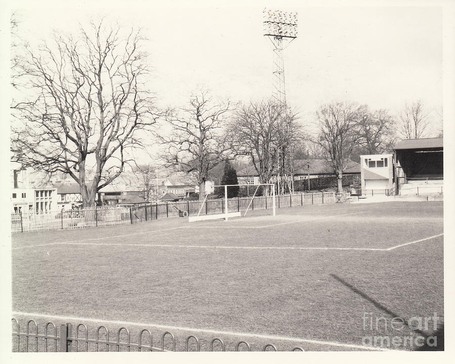 Aldershot - Recreation Ground - West End Highstreet 1 - BW - 1960s Photograph by Legendary Football Grounds