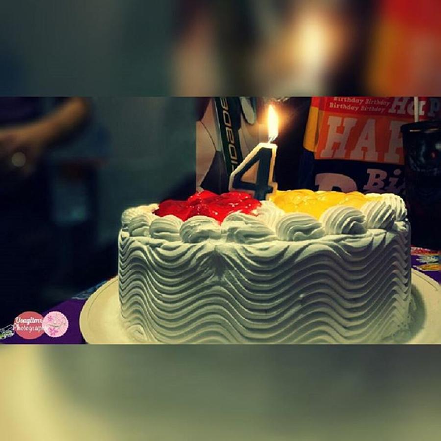 Cake Photograph - Aldos Cake... Happy Birthday!!! by Claudia Lopez