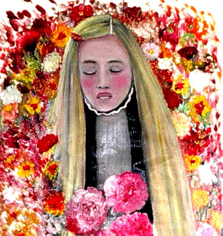 Flower Painting - Alejandra by Patricia Velasquez de Mera