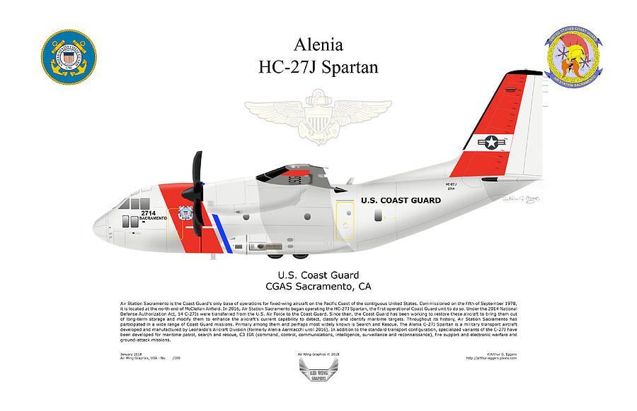 Alenia HC-27J Spartan Digital Art by Arthur Eggers