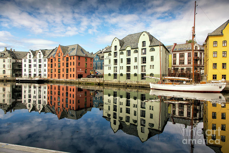 Alesund Norway Reflections 1 Photograph by Timothy Hacker