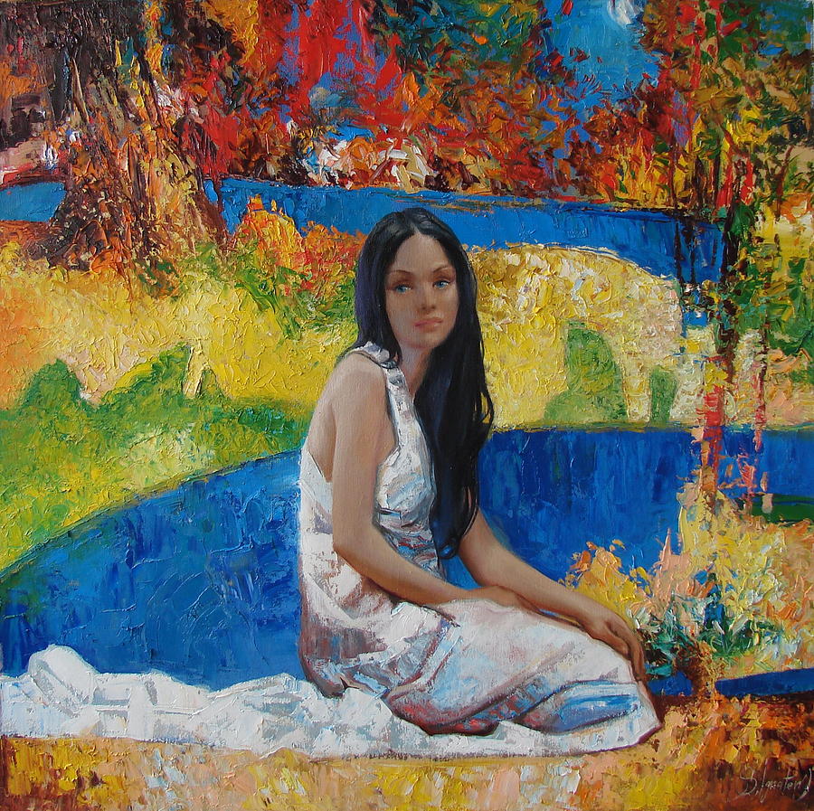 Alesya Painting by Sergey Ignatenko