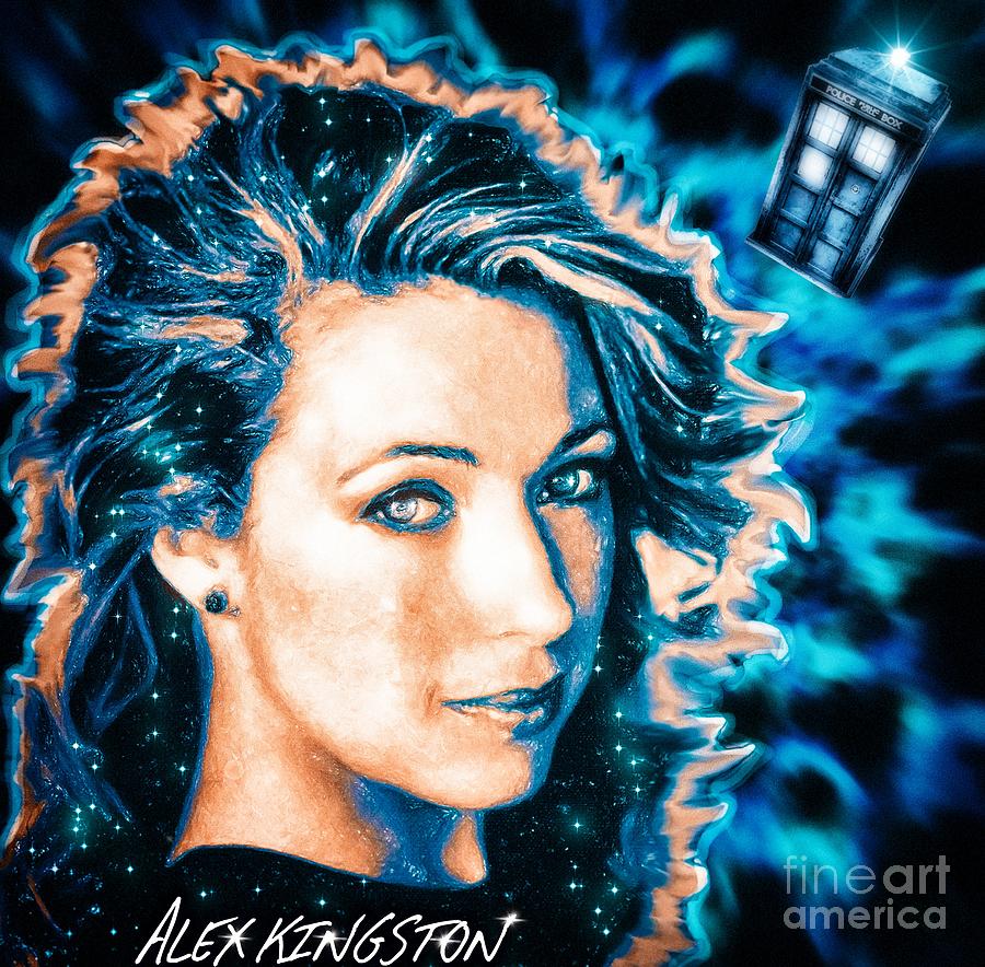 Alex Kingston 2016 Dedication Digital Art by Robert Radmore | Fine Art ...