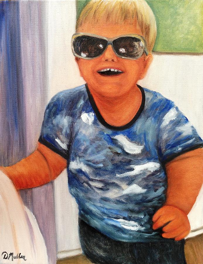 Portrait Painting - Alex the Goof by Donna Muller