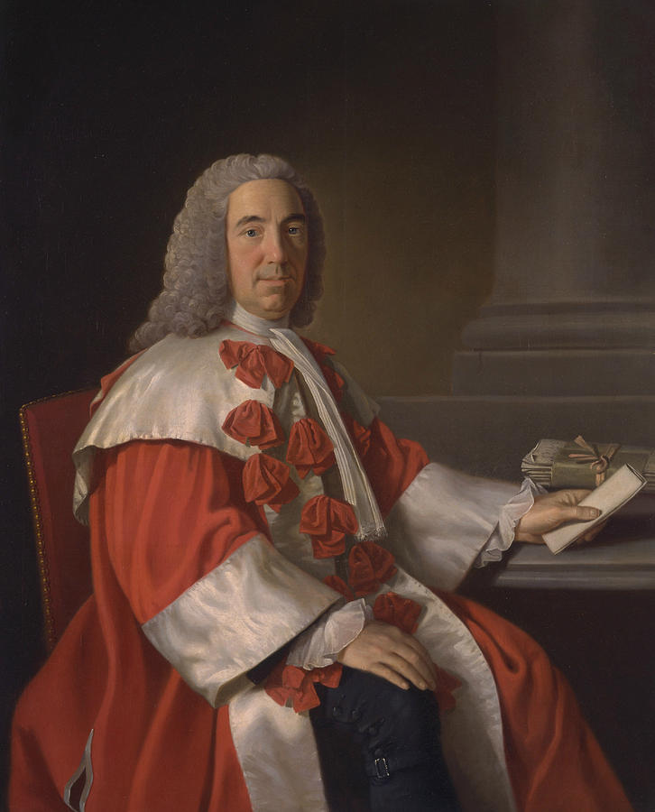 Alexander Boswell, Lord Auchinleck Painting by Allan Ramsay