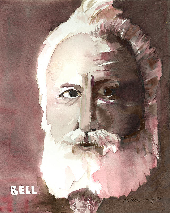 Alexander Graham Bell Painting by Arline Wagner