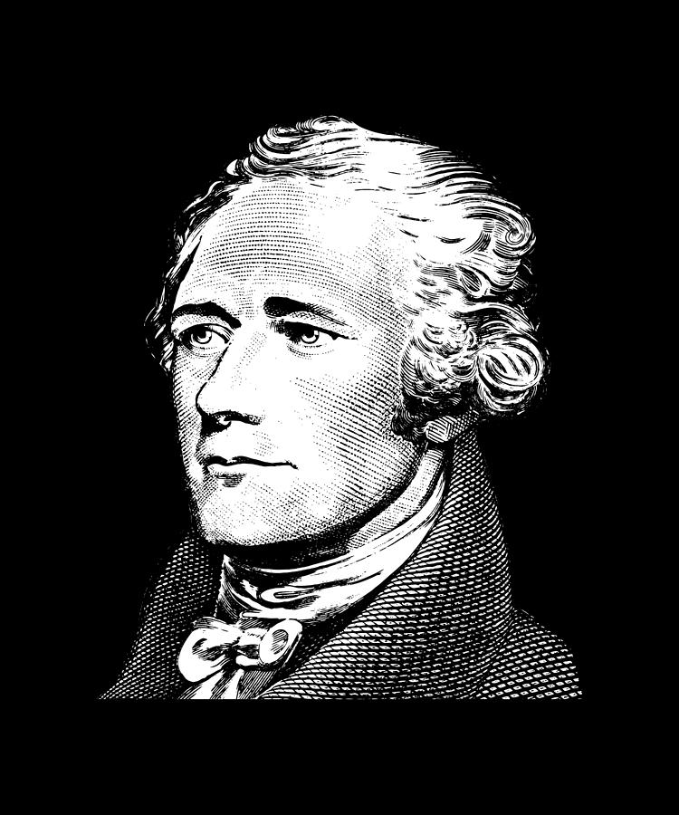 Alexander Hamilton - Founding Father Graphic 2 Digital Art by War Is Hell Store