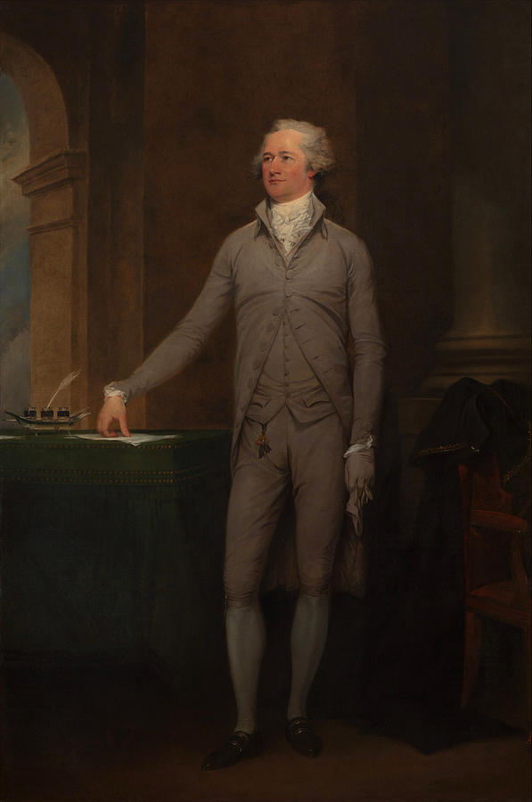 Alexander Hamilton Full-Length Portrait Painting by War Is Hell Store