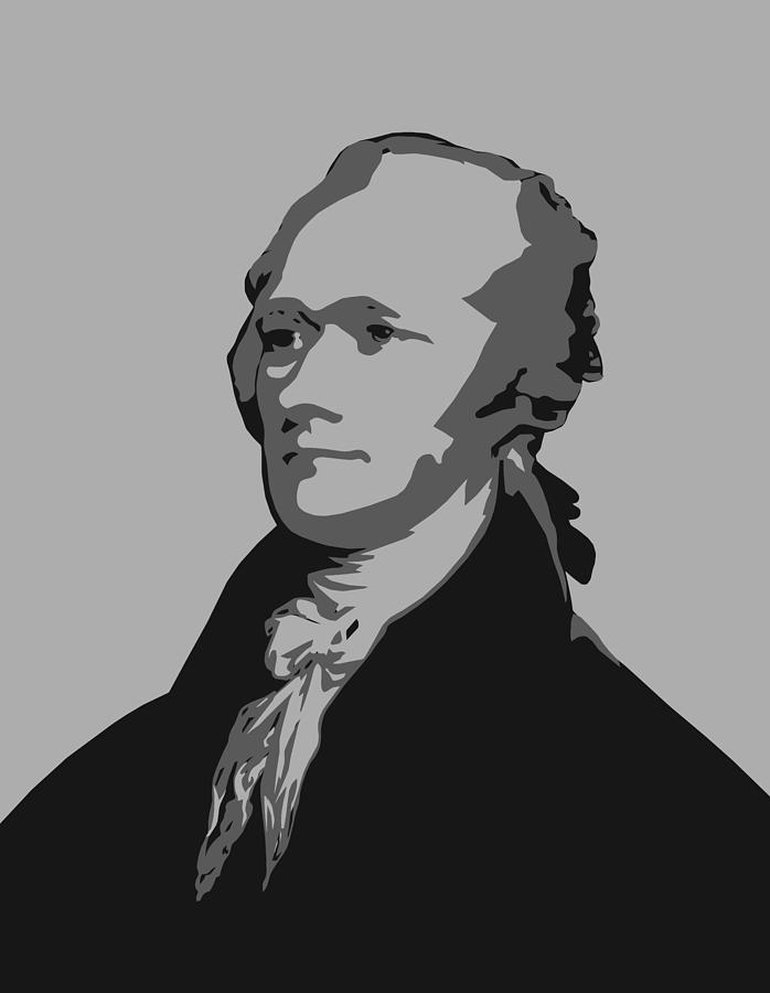 Politician Digital Art - Alexander Hamilton Graphic by War Is Hell Store