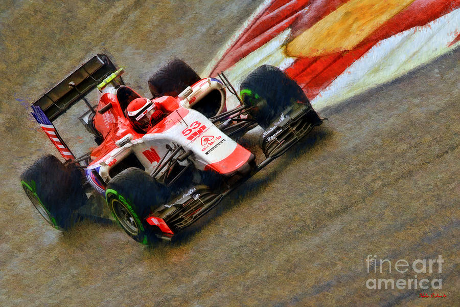 Alexander Rossi 2015 Manor Marussia  Photograph by Blake Richards