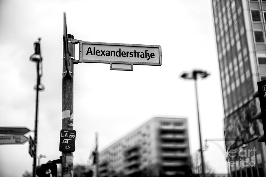 Alexander Street Berlin Photograph by John Rizzuto
