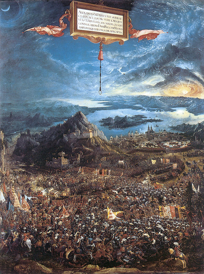 Alexanders Victory  Battle of Issus Painting by Albrecht Altdorfer