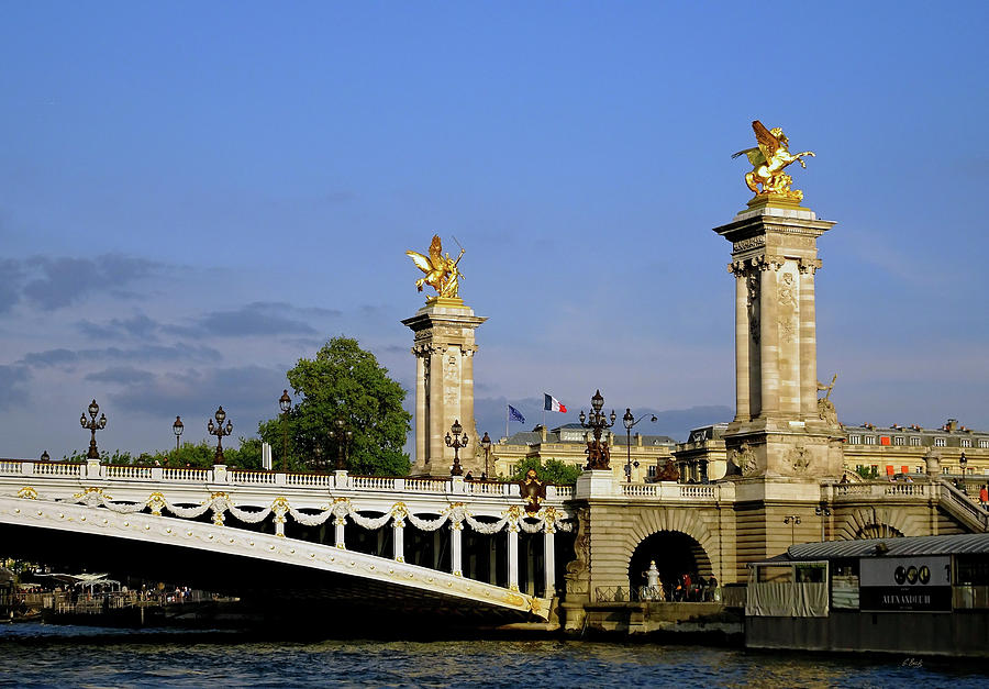 Alexander III Bridge, Paris  Photograph by Gordon Beck