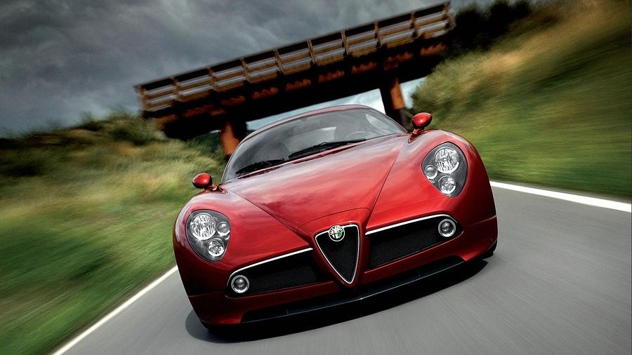 Transportation Photograph - Alfa Romeo 8C Competizione by Mariel Mcmeeking