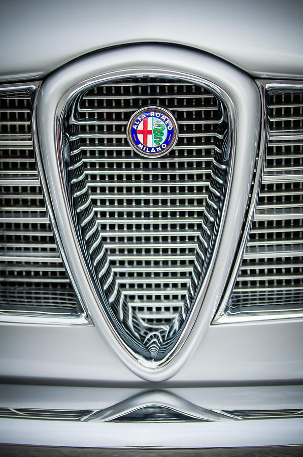 Alfa-Romeo Grille Emblem Photograph by Jill Reger