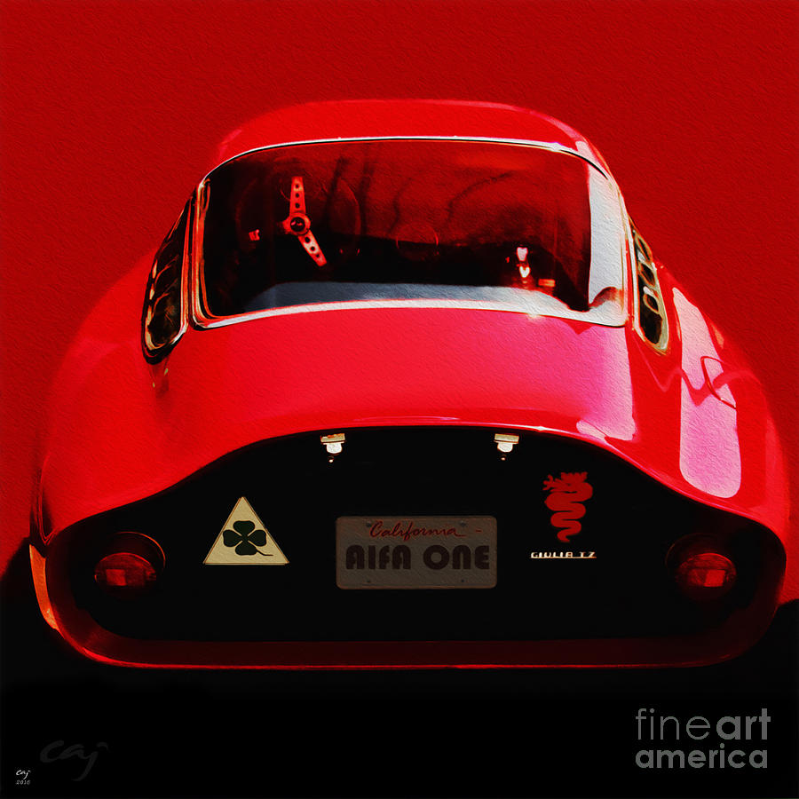 Vintage Photograph - Alfa Romeo GTZ 1964 by Curt Johnson