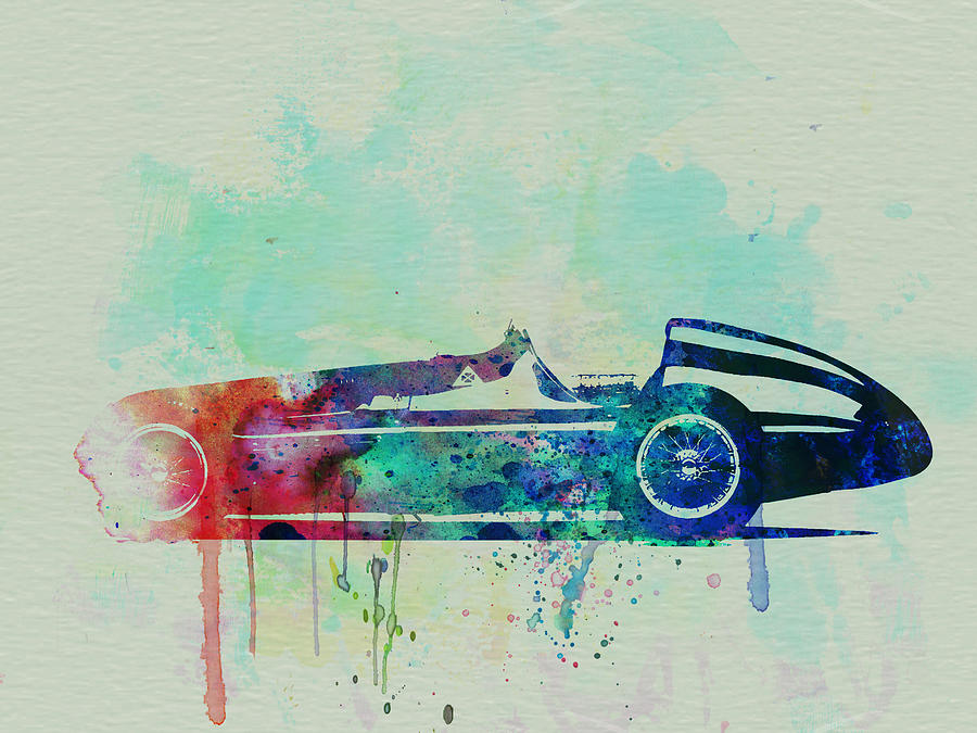 Car Painting - Alfa Romeo Tipo Watercolor by Naxart Studio