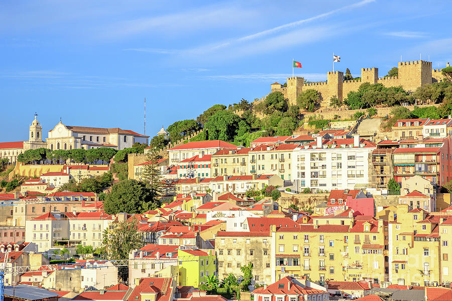 Alfama Lisbon cityscape Photograph by Benny Marty