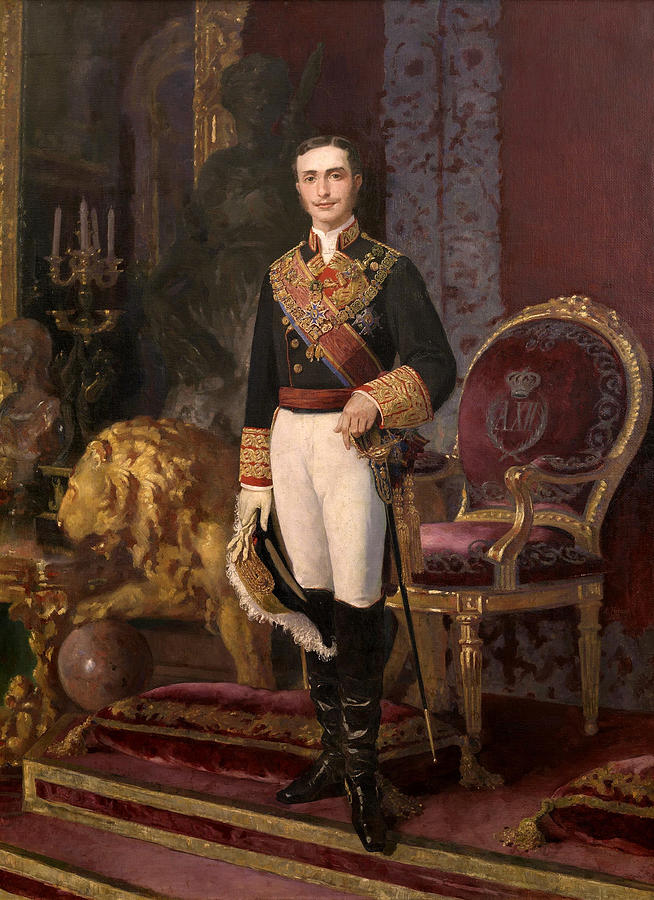 Alfonso XII King of Spain Painting by Alejandro Ferrant y Fischermans