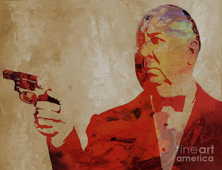 Alfred Hitchcock Painting by Gull G