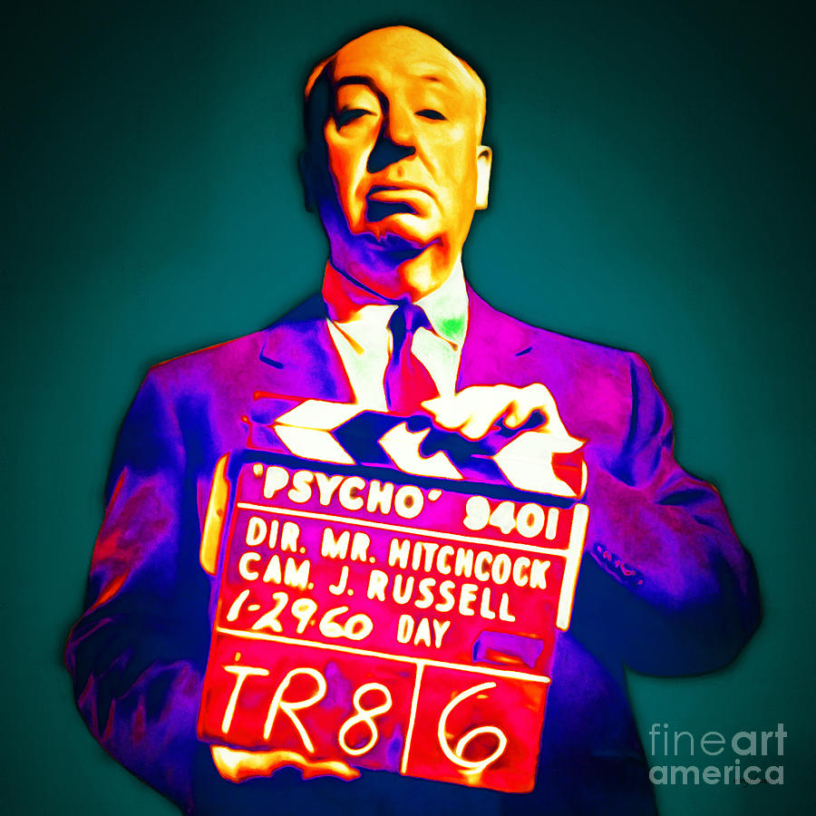 Psycho Movie Photograph - Alfred Hitchcock Psycho 20151218 square by Wingsdomain Art and Photography
