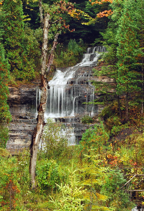 Alger Falls Photograph by Michael Peychich | Fine Art America