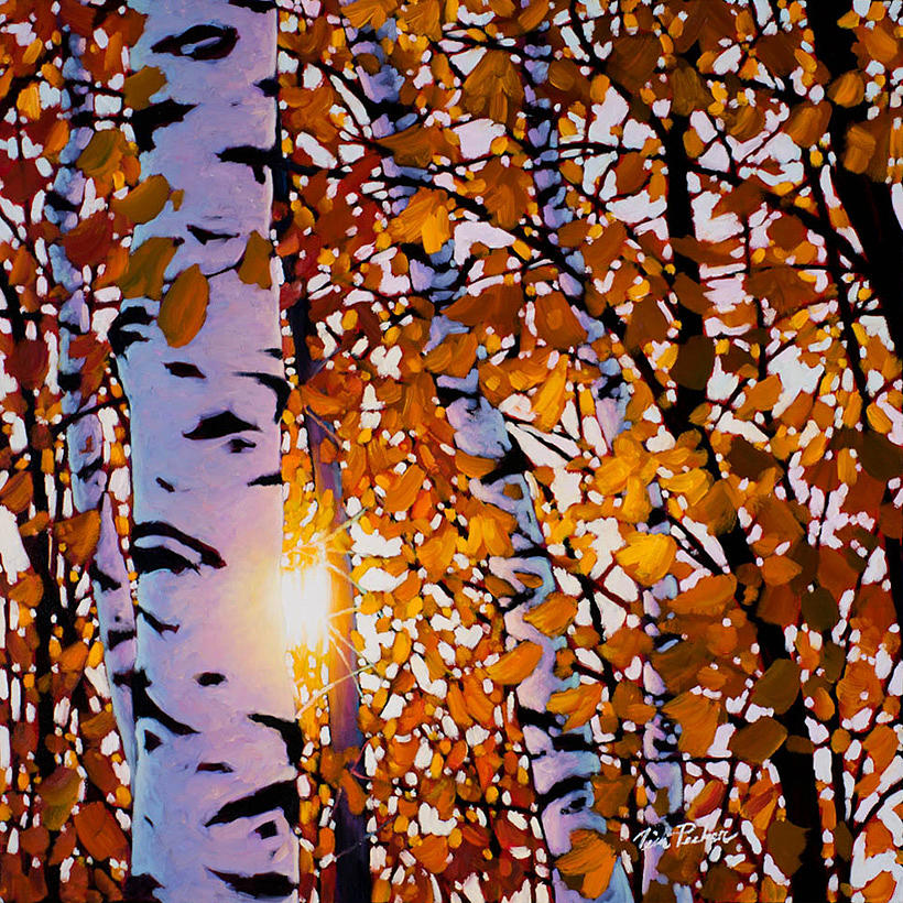 Nature Painting - Algonquin Amber by Tim Packer