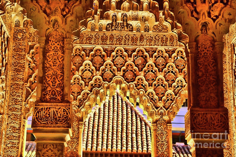 Alhambra Columns Photograph by Rick Bragan
