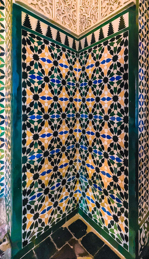 Alhambra Corner Art Photograph by Adam Rainoff