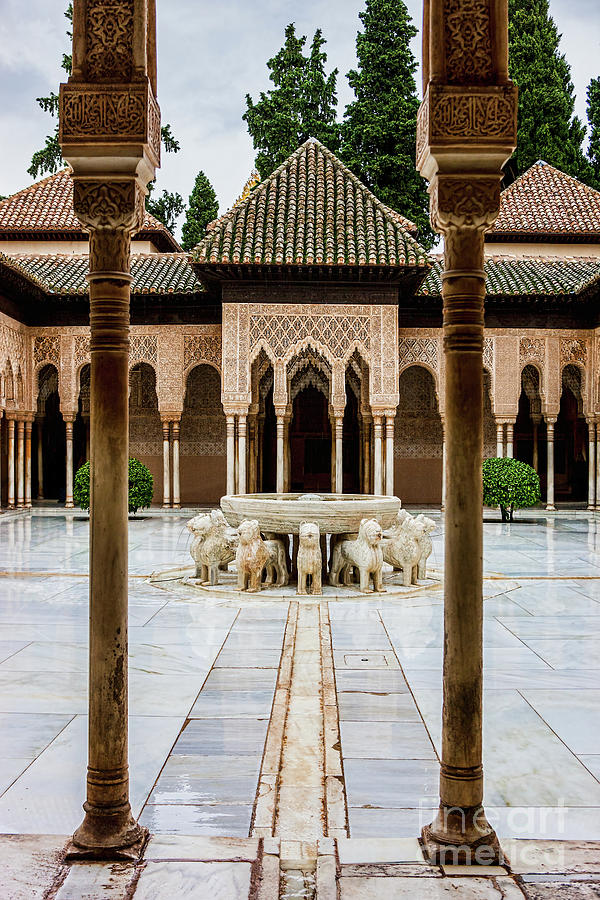 Alhambra - Court of lions II Photograph by Juan Carlos Ballesteros