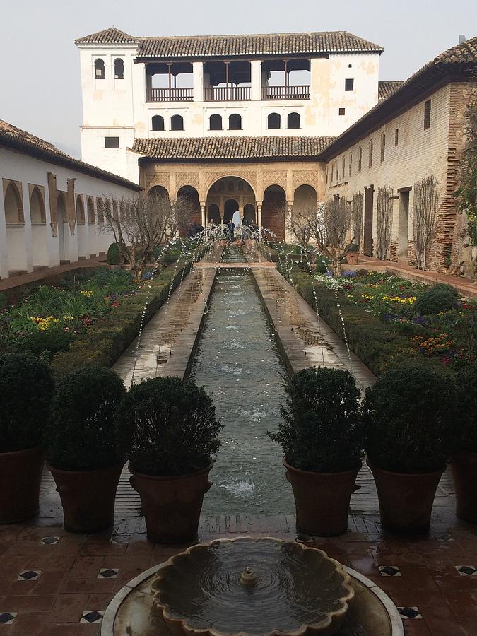 Alhambra Garden In Spain Photograph By Courtney Jaeckel - Fine Art America